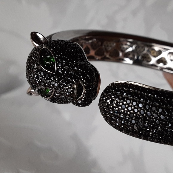 PRICE IS FIRM. 925 Genuine Russian Diopside and Genuine Black Spinel, Cat. - Picture 17 of 17